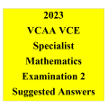 Detailed answers 2023 VCAA VCE Specialist Maths Exam 2